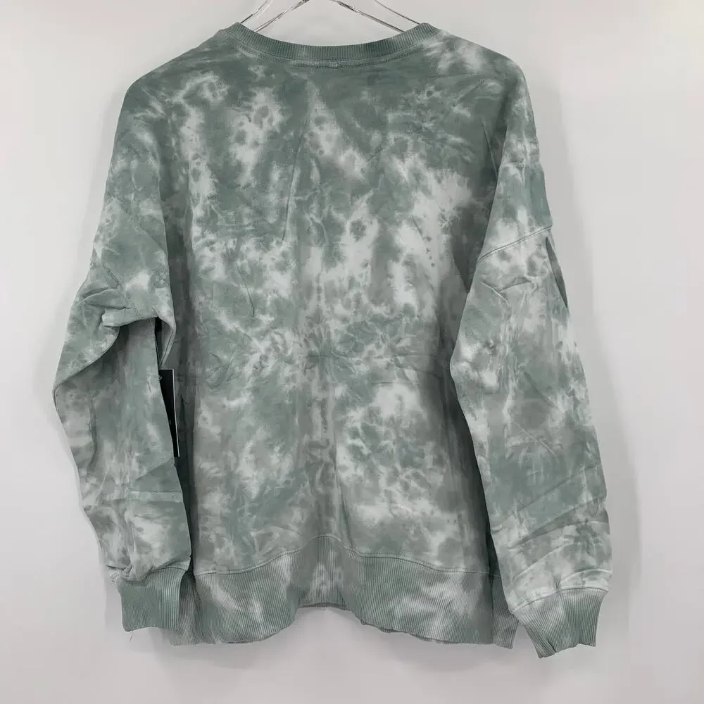 AR-33 Sweatshirt Size S Green Tie Dye Pullover NEW AR33 Workout Athleisur - Picture 9 of 9